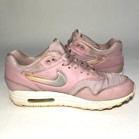 Nike Air Max 1 Jelly Puff AT5248-500 Pink Plum Chalk Sneakers Women’s Size 8.5 - Picture 5 of 12